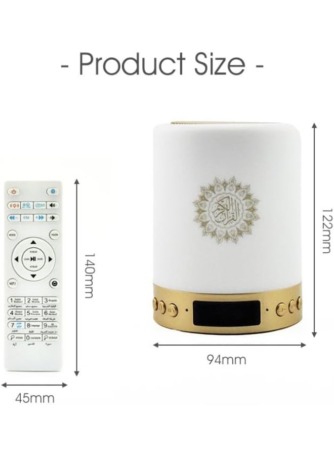 Maggi Magplayer Portable Quran Bluetooth Speaker Light, Multiple Language Translation with Time Display - Quran Player with Remote & App Control, Wireless Azan Speaker, 8GB SD Card, 6K+ Cities Azan Support - Image 2