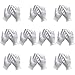 ENPOINT White Gloves Women, 10 Pairs Photo Handling Gloves, Reusable Soft Work Gloves Liners Protective Gloves for Handling Art Film Archival, Coin Jewelry Silver Inspection - Image 2