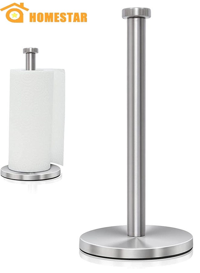 هومستر الفولاذ المقاوم للصدأ ورقة منشفة حامل، كونتروب الوقوف ورقة مناشف حامل للمطبخ، طاولة الطعام، الحمام - Image 1
