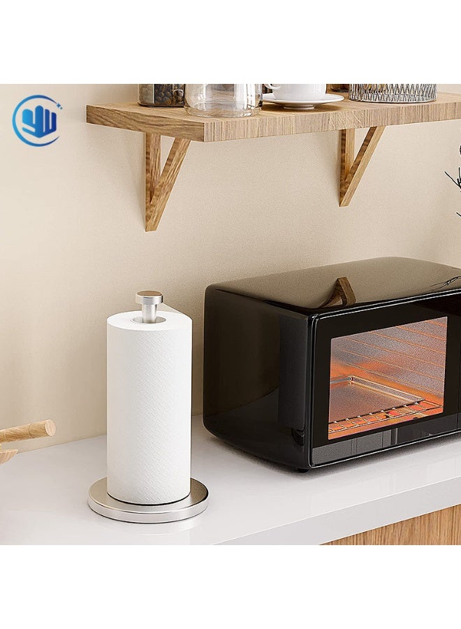 هومستر الفولاذ المقاوم للصدأ ورقة منشفة حامل، كونتروب الوقوف ورقة مناشف حامل للمطبخ، طاولة الطعام، الحمام - Image 2