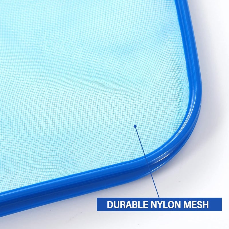 Loiyadn Pool Skimmer - Pool Net, Pool Skimmer Net with Solid Plastic Frame, Skimmer Net with Fine Mesh Net, Pool Nets for Cleaning Leaf of Swimming Pools, Spas, Hot Tubs and Fountains - Image 2