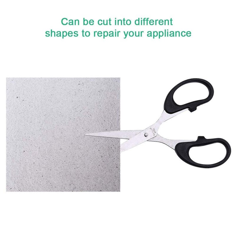 ASNOMY 4 Pieces Waveguide Cover Mica Plates Sheets Microwave Oven Repairing Part 13 x 13 cm with Scissor for Use Universal Microwave Oven - Image 2