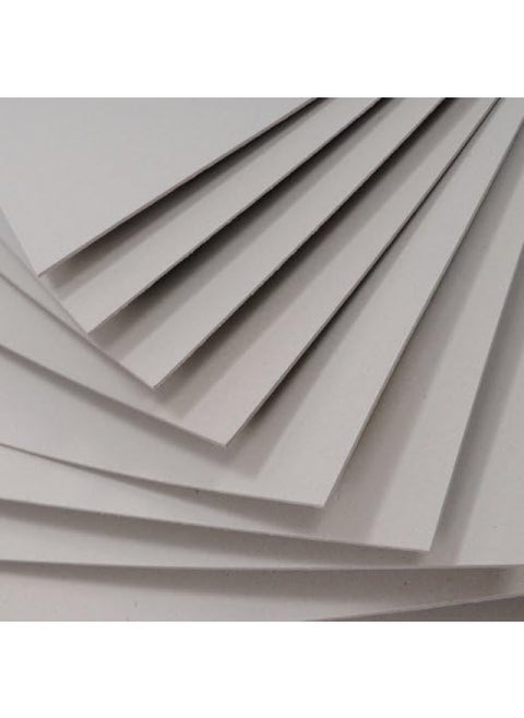 A4 Greyboard 10 Sheets Mount Board Backing Board Model Making Presentation Board Recycled Thick 1000 Micron Recycled Card