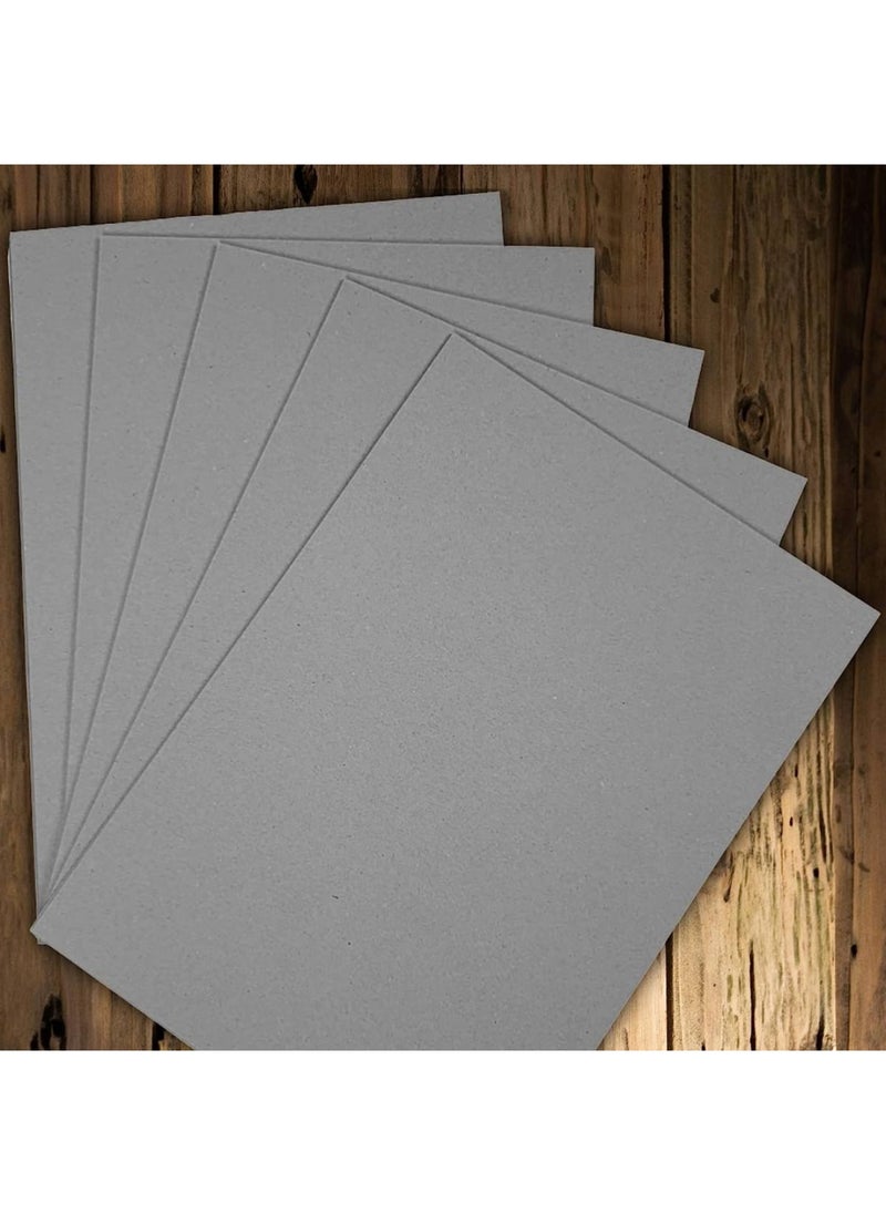A4 Greyboard 10 Sheets Mount Board Backing Board Model Making Presentation Board Recycled Thick 1000 Micron Recycled Card