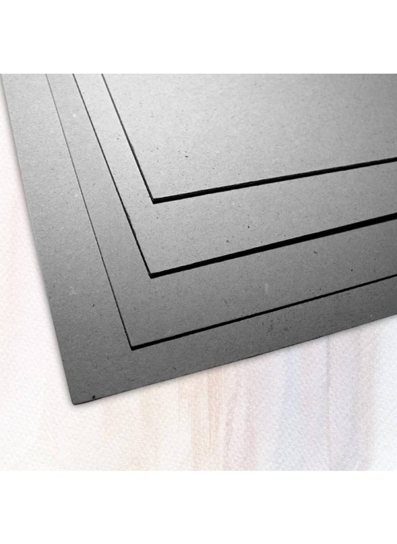 A4 Greyboard 10 Sheets Mount Board Backing Board Model Making Presentation Board Recycled Thick 1000 Micron Recycled Card