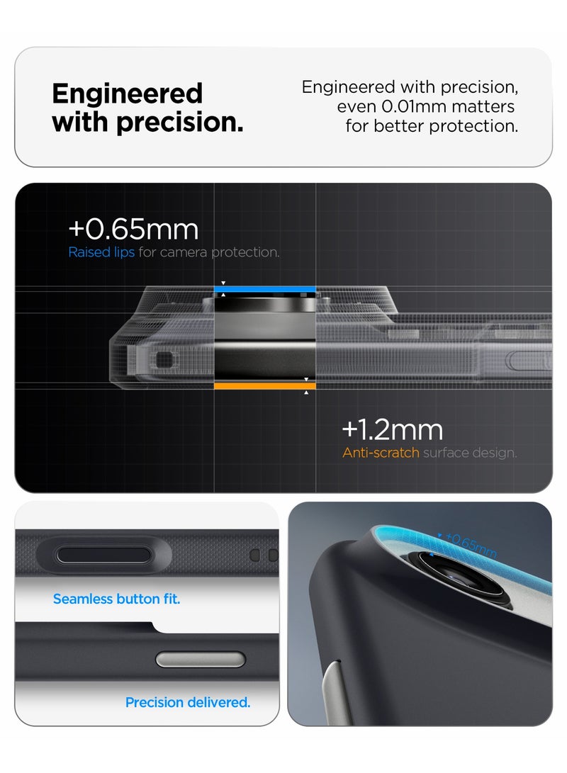 Spigen Nano Pop MagFit iPhone 17 Air MagSafe Case Cover Mil Grade - Black Sesame - Image 5