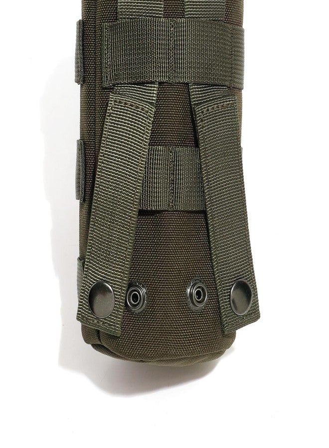 Dotacty MOLLE Water Bottle Holder Tactical Nylon Bottle Pouches Hydration Carrier for Belt/Backpack/Vest/Bike Sports Outdoor Hiking Camping Hunting Fishing (Ranger Green, Inside Diameter: 3 3/4") - Image 5