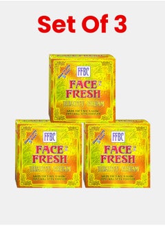 Face Fresh Set of 3 Scars Remover Cream  - Acne Free Glowing Skin, Bright Face Tone - For All Skin Types 23g 