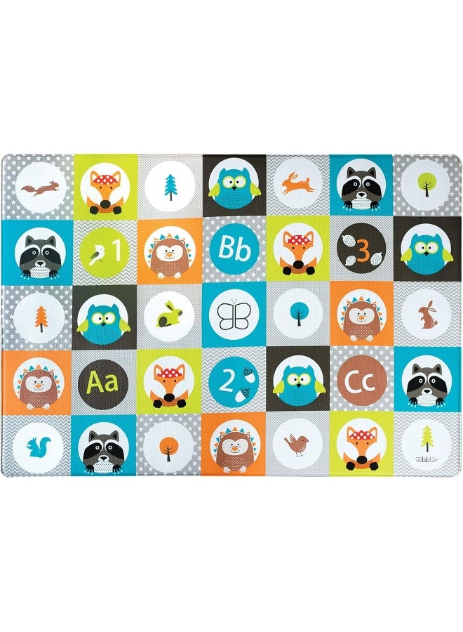 bblÃ¼v - MÃ¼lti - Soft, Reversible and Safe Playmat - Water Resistant, Indoor and Outdoor Use (Tiles) - Image 1