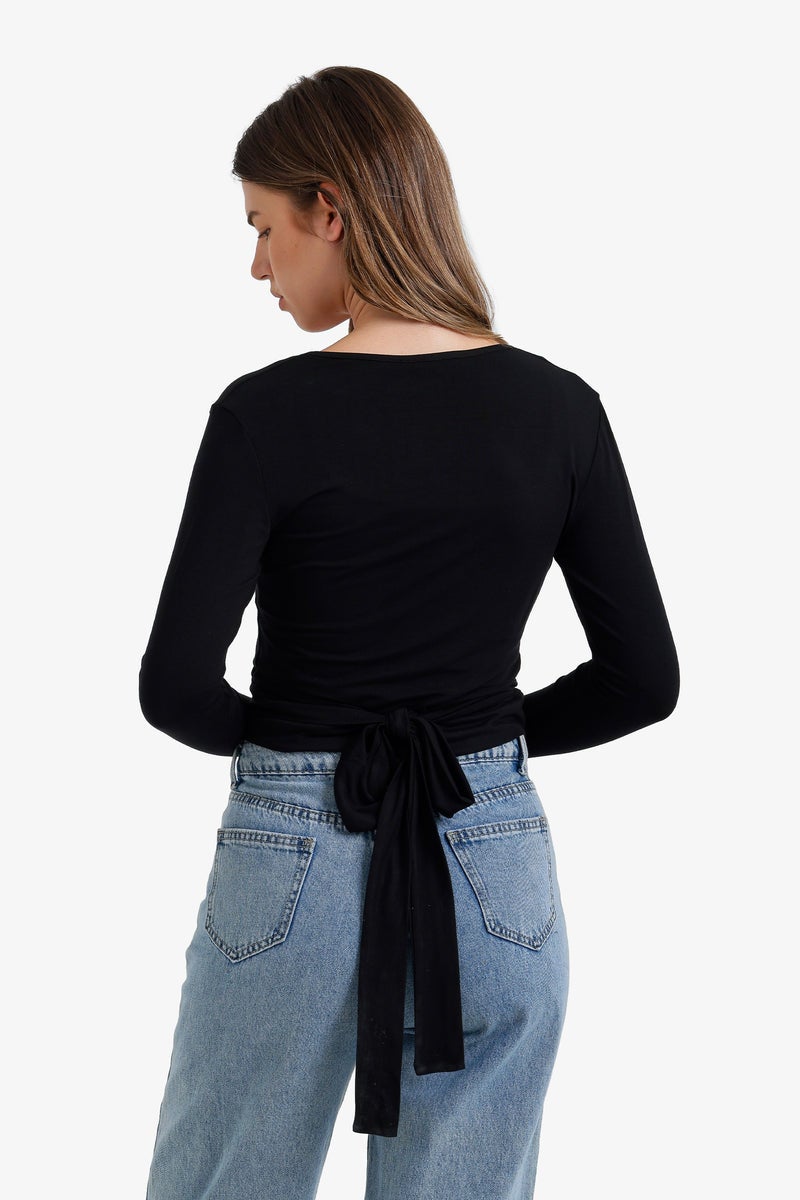 Carina Wrap Lounge Cardigan - Image 4
