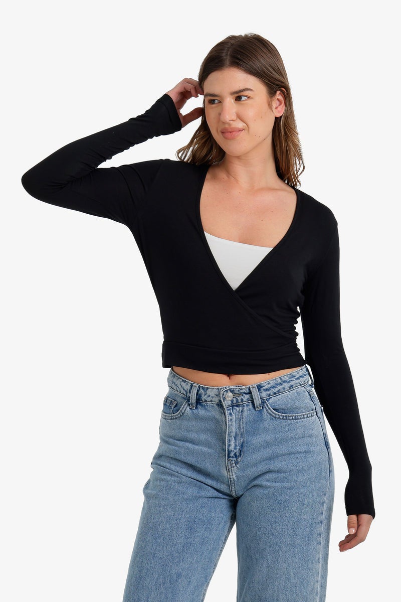 Carina Wrap Lounge Cardigan - Image 2
