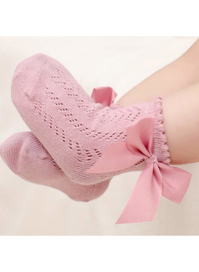 Toptim Baby Girls' Socks Toddler Ankle Socks Breathable Casual Sock (Bulk-2, 0-12M) - Image 5