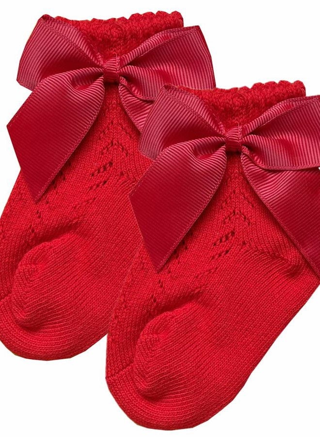 Toptim Baby Girls' Socks Toddler Ankle Socks Breathable Casual Sock (Bulk-2, 0-12M) - Image 4