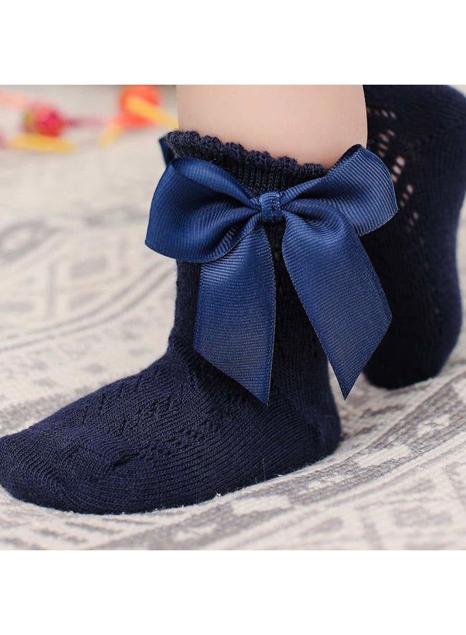 Toptim Baby Girls' Socks Toddler Ankle Socks Breathable Casual Sock (Bulk-2, 0-12M) - Image 3