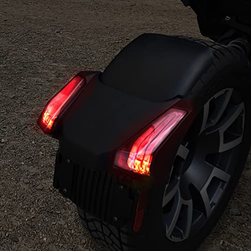 SAUTVS LED Taillights for Can-Am Ryker, LED Smoked Black Tail Light Brake Light Taillight for Can-Am Ryker 600 900 & Rally Accessories (2PCS, Replace #710005284, 710005285) - Image 3