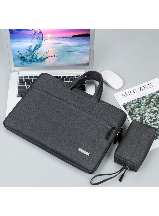 Handbag Laptop Bag Inner Bag with Power Bag, Size:13.3 inch(Dark Grey)