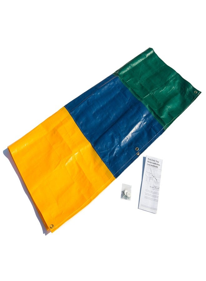 Swing-N-Slide WS 4403 52" x 90" Swing Set Replacement Tarp for Swing Sets, Multicolor - Image 4