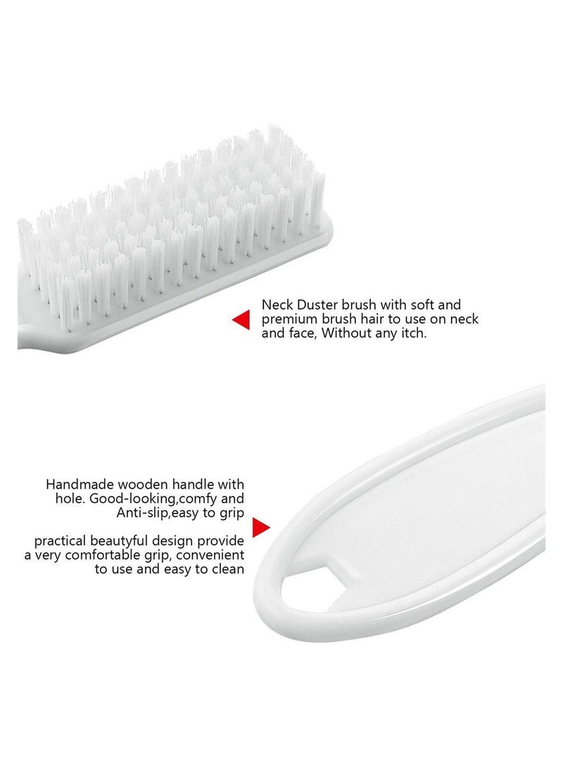 Y&D Beard Brush, Men's Facial Hair Shaving Comb, 2 Pieces Barber Blade Cleaning Brush Clipper Nail Tool for  - Image 4