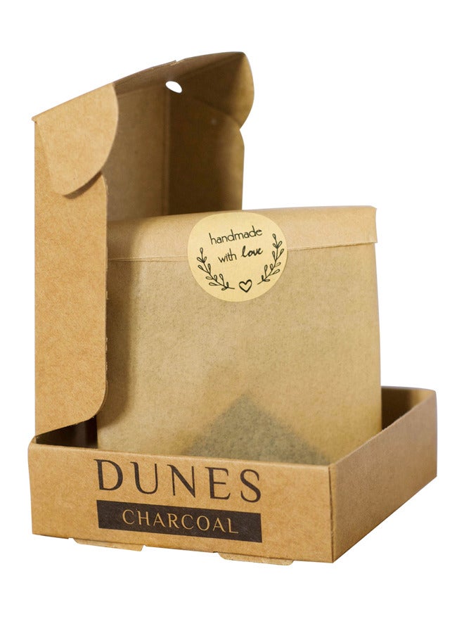 Dunes Natural Soap Dunes Charcoal-Tea Tree Soap is handcrafted to deeply cleanse, making it ideal for oily skin. Infused with the finest tea tree essential oil, its anti-inflammatory properties revitalize your skin. This soap works magnificently to treat acne and acne-prone skin. Plus, get a FREE special gift of a soft bath loofah  - Image 2