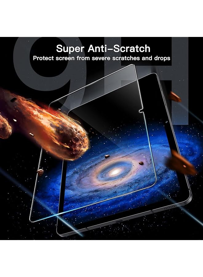 Jetech Screen Protector For Samsung Galaxy Tab S8 Plus 2022 Tab S7 Fe 2021 Tab S7 Plus 2020 12.4 Inch With Easy Installation Frame Tempered Glass Film Hd Clear 2 Pack - Image 4