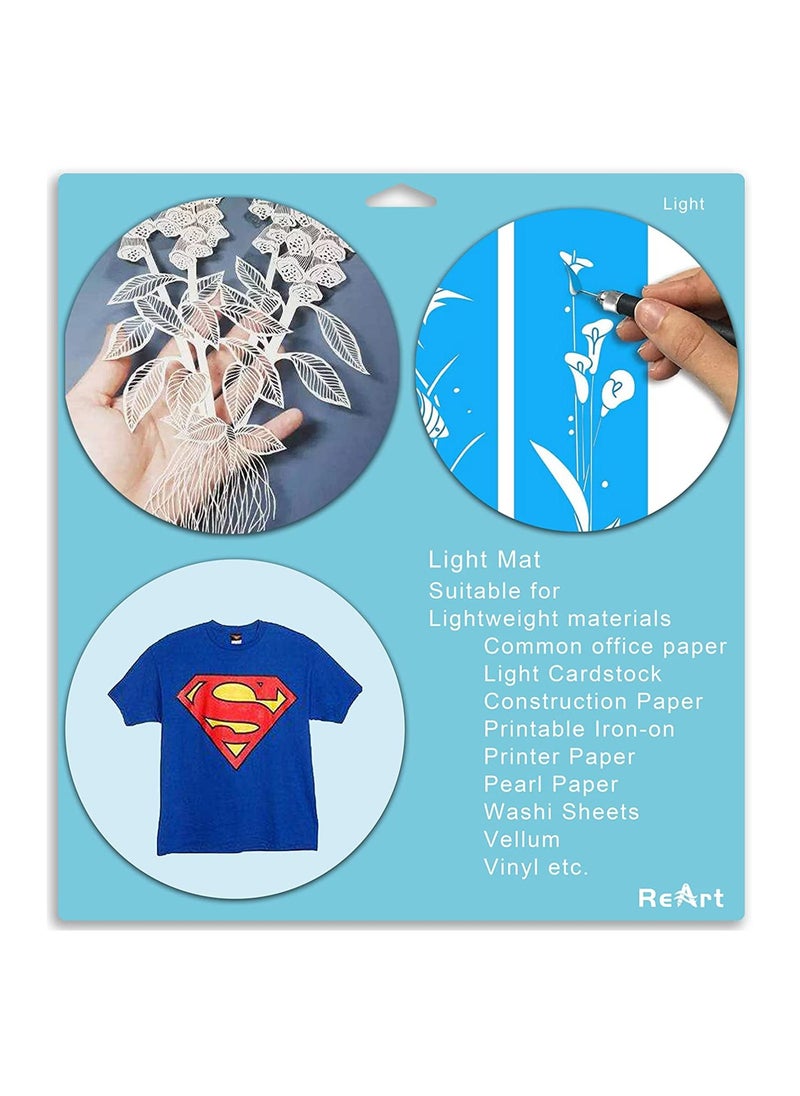 Excefore - Cutting Mat Variety for Cricut 3 Pack Stronggrip Standardgrip Lightgrip Adhesive Cut Mat - Image 1
