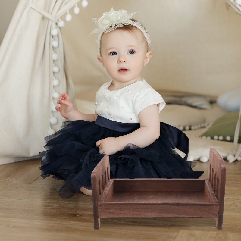 Decorative Photography Prop Newborn Photography Prop Bed Baby Photo Prop - Image 3