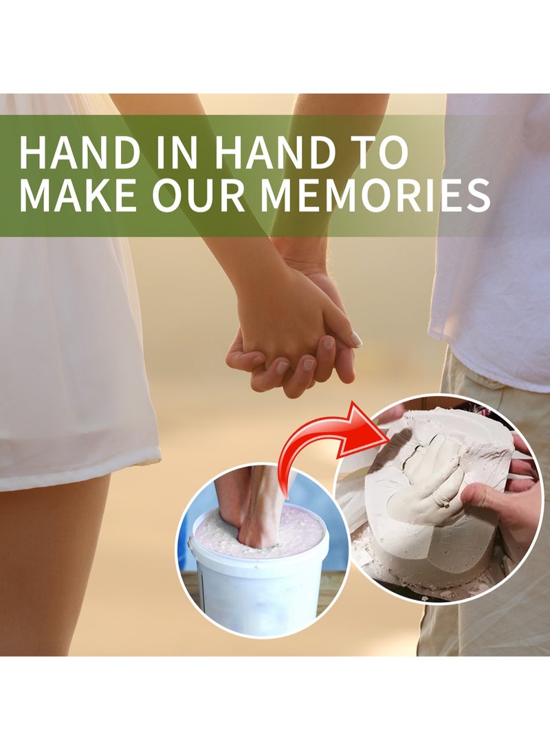 EELHOE 25g Cloning Powder And 25g Model Powder, Couple Diy Three-Dimensional Hand Model Creative Toy Birthday Growth Commemorative Gift - Image 4