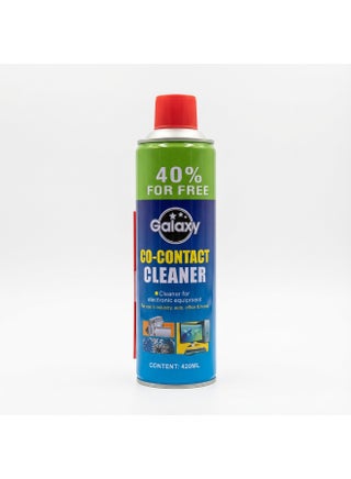 Co-Contact Cleaner Spray 420ml - Electronic Equipment Cleaner for Auto, Office & Home
