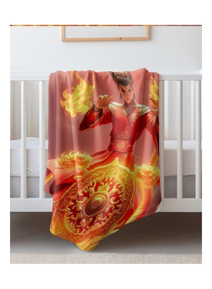 general Children's or student cartoon flannel thin blanket (warm and comfortable, suitable for sleep, games) 100cm*150cm - 603  - Image 1