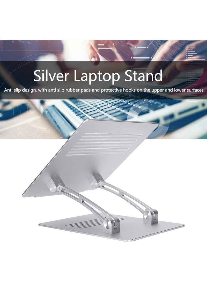LIXES Adjustable Portable, Laptop Desk Stand Ergonomic Design Anti Slip Design Ventilation Simply Use  - Image 4