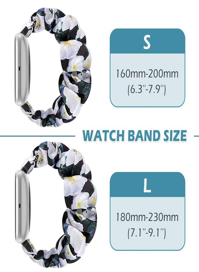 ShuYo 20mm 10Pack Scrunchies Elastic Replacement Band, Compatible with Samsung Galaxy Watch Models (4 Classic 42mm/46mm, 3 41mm, 42mm, 5 Pro 45mm, 5) - Image 3
