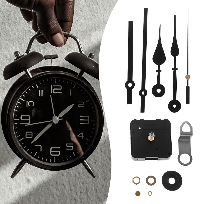 1 Set Wall Clock Movement Pendulum Clock Movement DIY Clock Mechanism with Clock Hands - Image 5