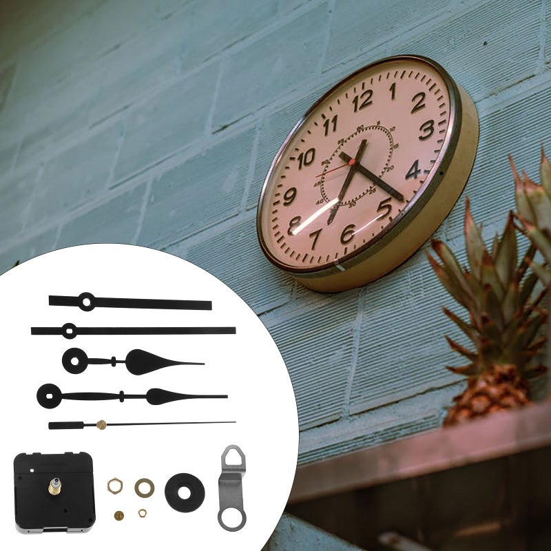 1 Set Wall Clock Movement Pendulum Clock Movement DIY Clock Mechanism with Clock Hands - Image 2