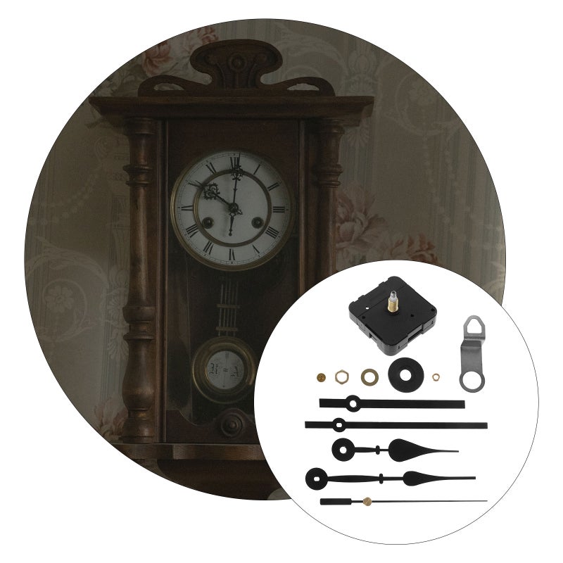 1 Set Wall Clock Movement Pendulum Clock Movement DIY Clock Mechanism with Clock Hands - Image 3
