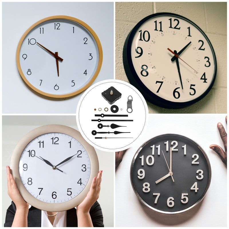 1 Set Wall Clock Movement Pendulum Clock Movement DIY Clock Mechanism with Clock Hands - Image 4