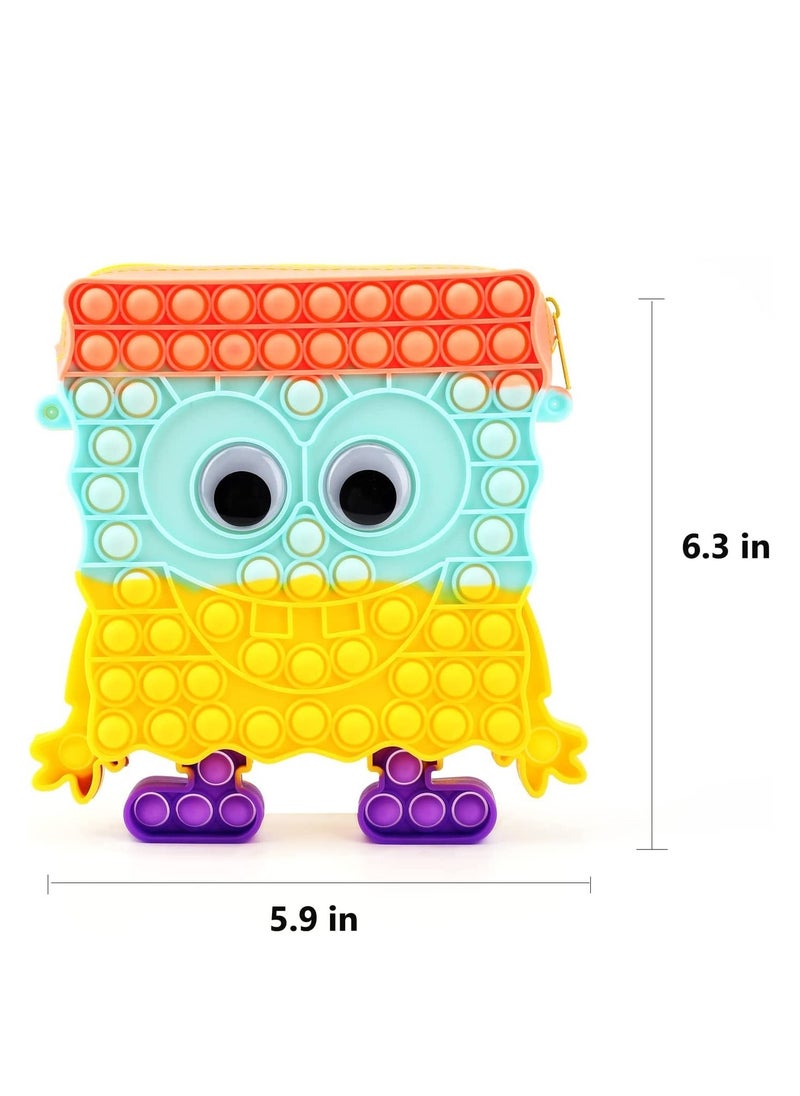 Prime by javaudan Prime Pop It Fidget Toys Crossbody Handbag for Women Girls Prime Push Bubble Pop it Bubble Fidget Toys Poppet Pop Fidget Bubble Popping Game Purse Bag Interesting Decompression Fashionable  - Image 2