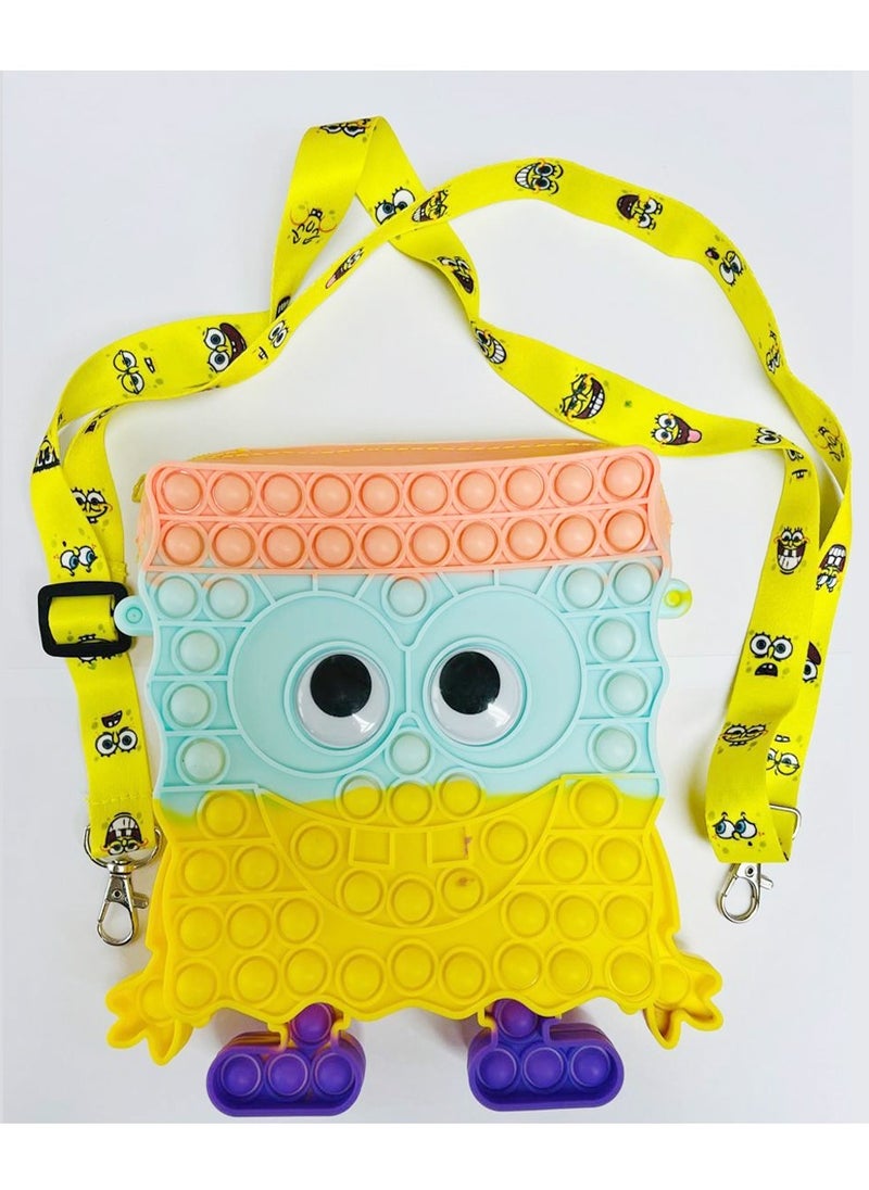 Prime by javaudan Prime Pop It Fidget Toys Crossbody Handbag for Women Girls Prime Push Bubble Pop it Bubble Fidget Toys Poppet Pop Fidget Bubble Popping Game Purse Bag Interesting Decompression Fashionable  - Image 3