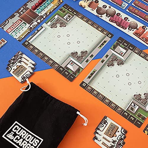 Capstone Games: Curious Cargo, Strategy Board Game, 6 Unique Player Boards Included and 2 Game Modes, Competitive 2 Player Game, Ages 12 and Up, 30 to 60 Minute Play Time - Image 2