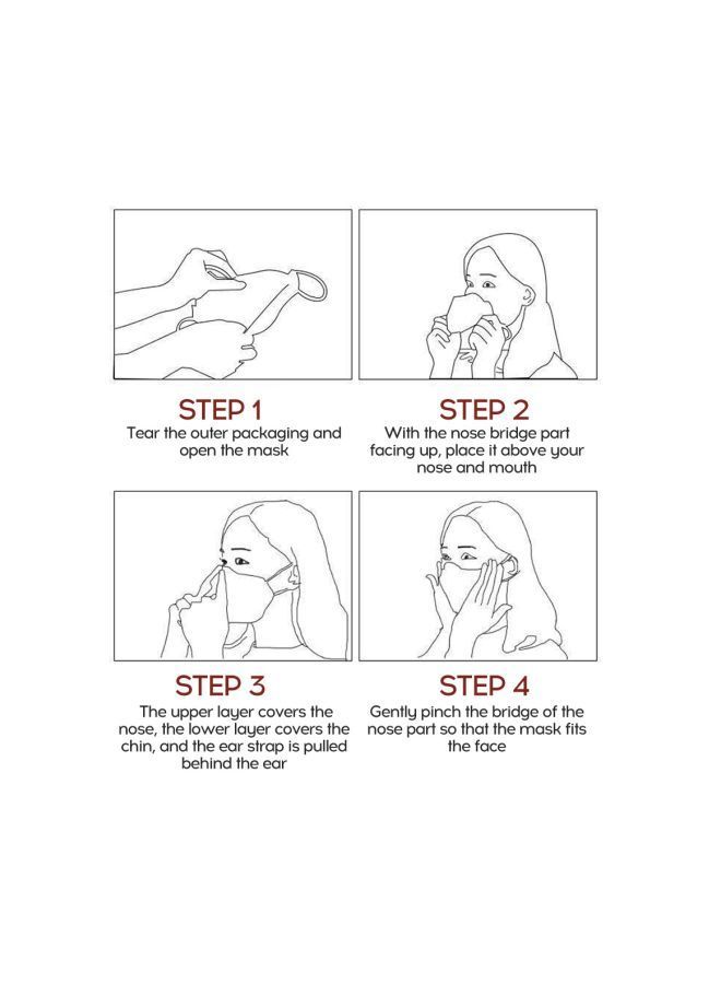 NIBEMINENT Disposable KN95 Face Mask - Image 3