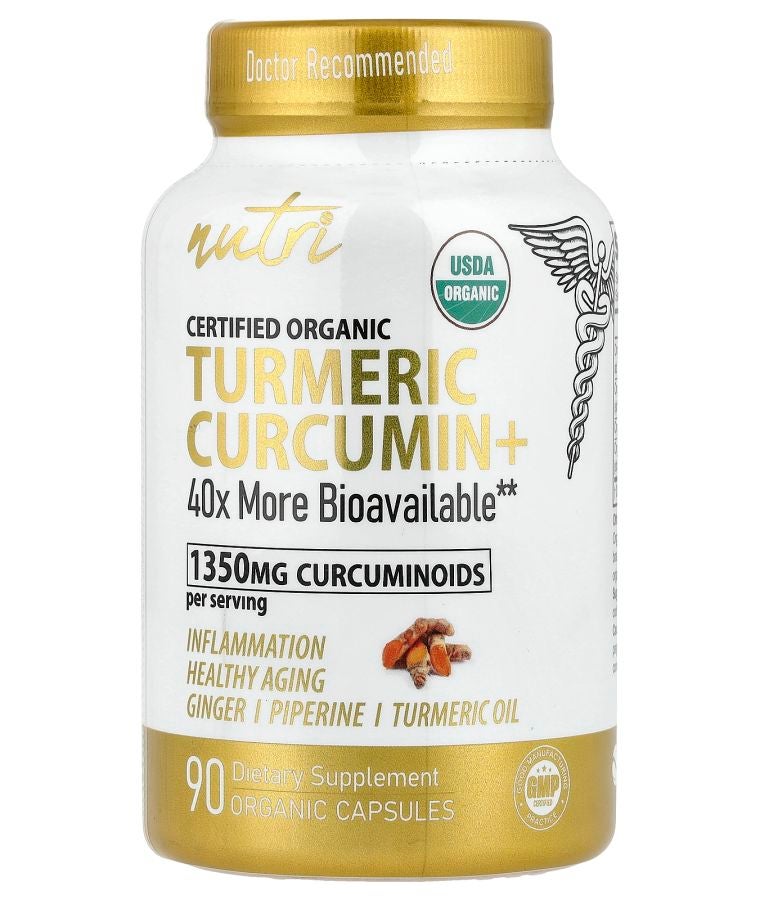 Organic Turmeric Curcumin+ 90 Organic Capsules