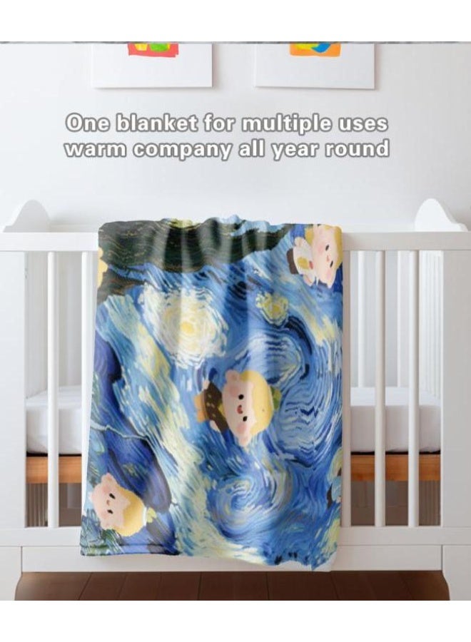 general Baby and children's cartoon flannel thin blanket (warm and comfortable, suitable for sleep, game use) 70cm*100cm - Image 4