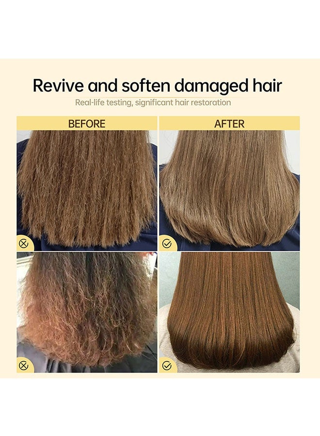 PURC 8s Revitalizes Hot Dyeing Damaged Hair Mask 70ml, Damaged Hair Mask Professional Keratin Treatment, Instantly Smooths Frizz Daily Care, Perm and Dye Repair Conditioner, Advanced Hair Mask - Image 4