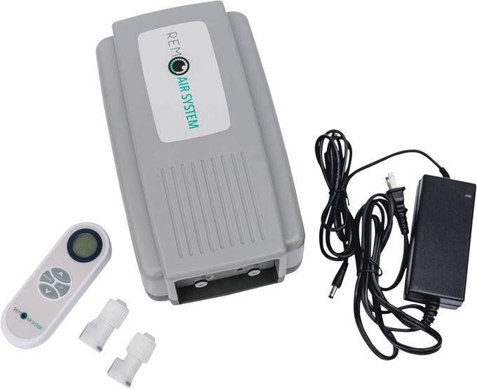 REPLACEMENT WIRELESS AIR BED PUMP COMPATIBLE WITH SELECT COMFORT OR SLEEP NUMBER MATTRESSES 1 REMOTE CONTROLS BOTH SIDES WITHOUT HOSE