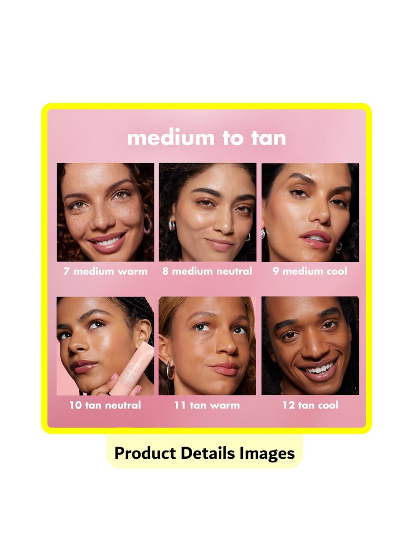 إلف كريم أساس هالو جلو بإشراقة ناعمة بتركيبة خفيفة التغطية - واقٍ شمسي معدني SPF 50 - درجة 8 متوسط محايد - Image 4