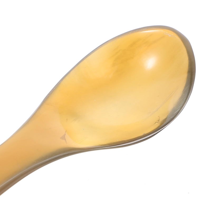 Natural Horn Caviar Spoon 17cm Dessert Appetizer Ice Cream Food Grade Tableware - Image 4