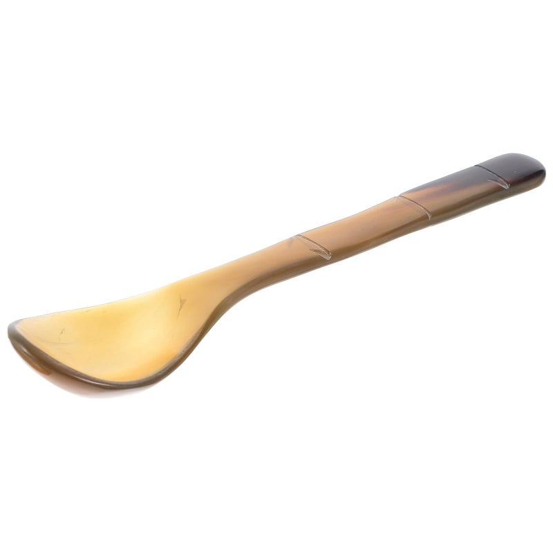 Natural Horn Caviar Spoon 17cm Dessert Appetizer Ice Cream Food Grade Tableware - Image 2