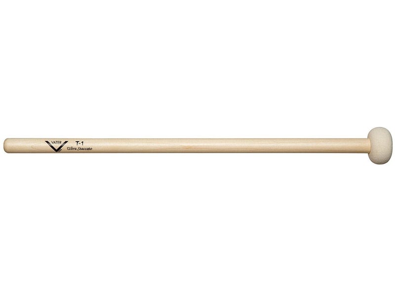 Vater VMT1 T1 Ultra Staccato Timpani, Drumset & Cymbal Mallets, Pair - Image 1
