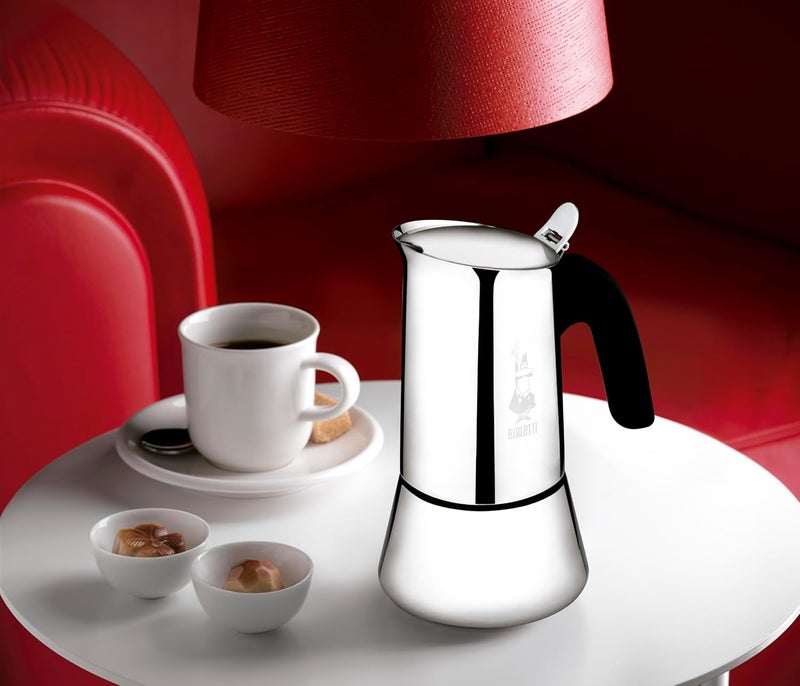 BIALeTTI Elegance Venus Induction 6 Cup Stainless Steel Espresso Maker- Replaced by New Model - Image 4