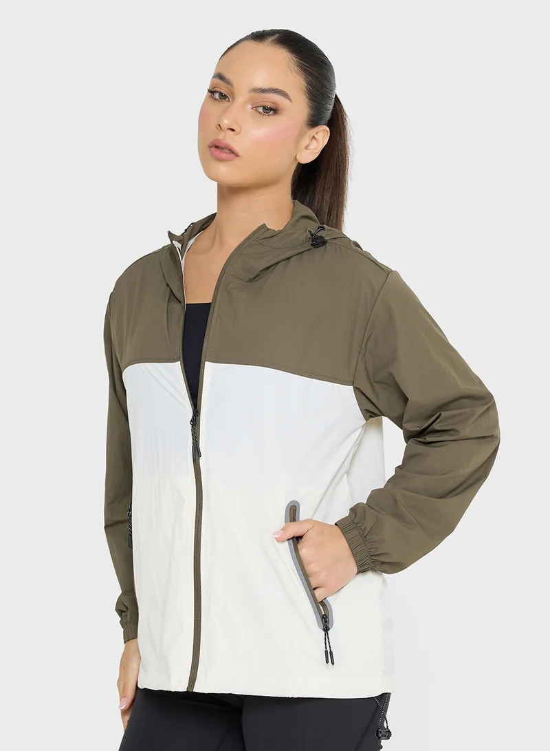فورورد Colorblock Woven Track Jacket