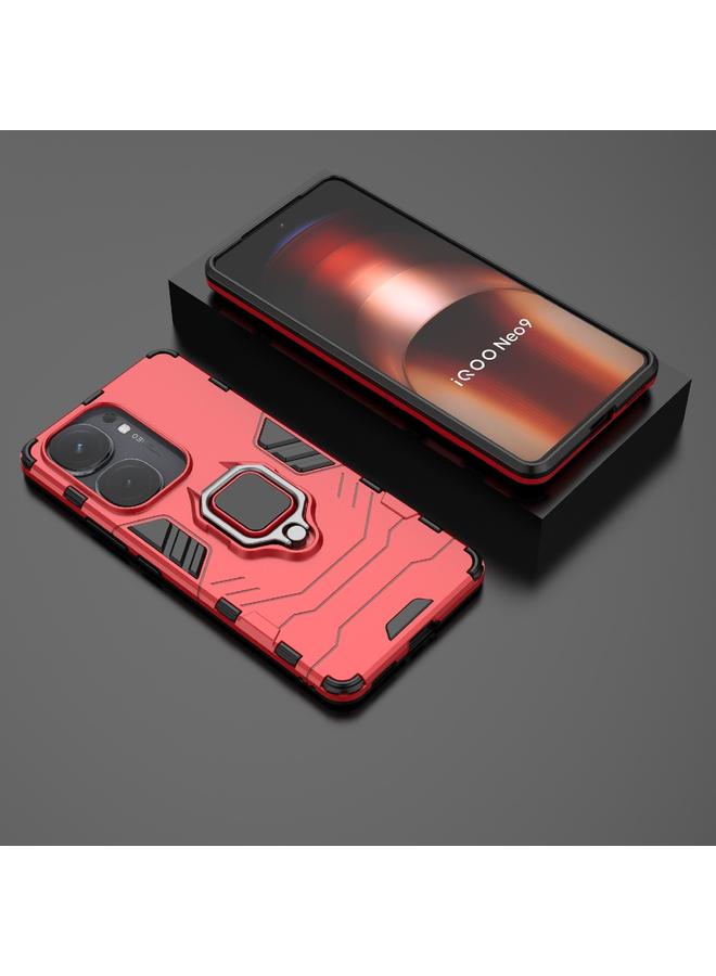 إيروريكس جراب لهاتف vivo iQOO Neo9 Pro / Neo9 جراب هاتف مقاوم للصدمات من البولي كربونات + حامل من مادة TPU - Image 2